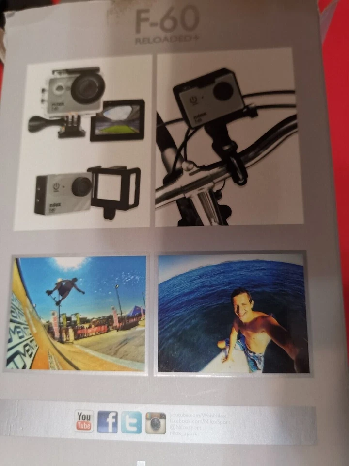 ACTION CAM NILOX F-60 RELOADED + Accessori - Immagine 4 di 4