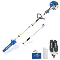 Hyundai Pole Saw Pruner Chainsaw 52c 2.7m Long Reach 260mm Cutting Width Petrol