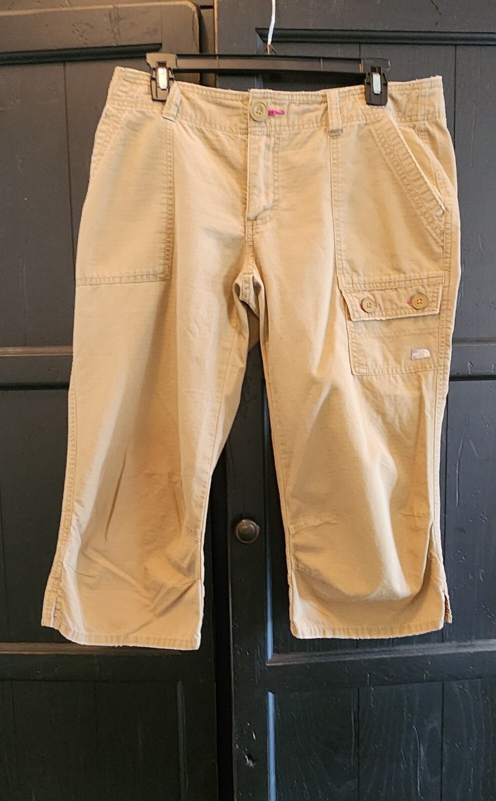 The North Face Women's Cargo Clam Digger Pants Tan Size 10 Pre-Owned