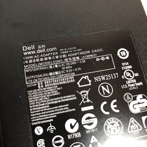 Original Dell Laptop Ladegerät 19,5V 6,7A 130W Netzteil - Bild 4 von 5