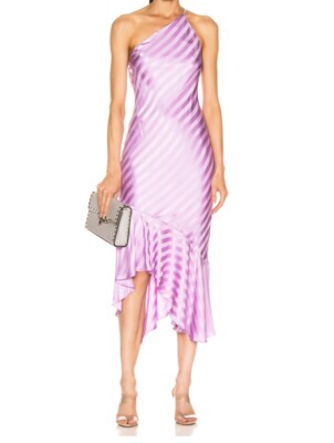 One Shoulder Michelle Mason Asymmetrical Dress MICHELLE MASON One