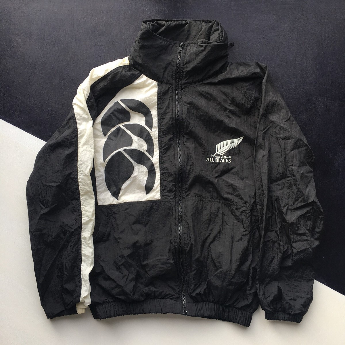 カンタベリー ALL BLACKS オフィシャルフーディージャケット All