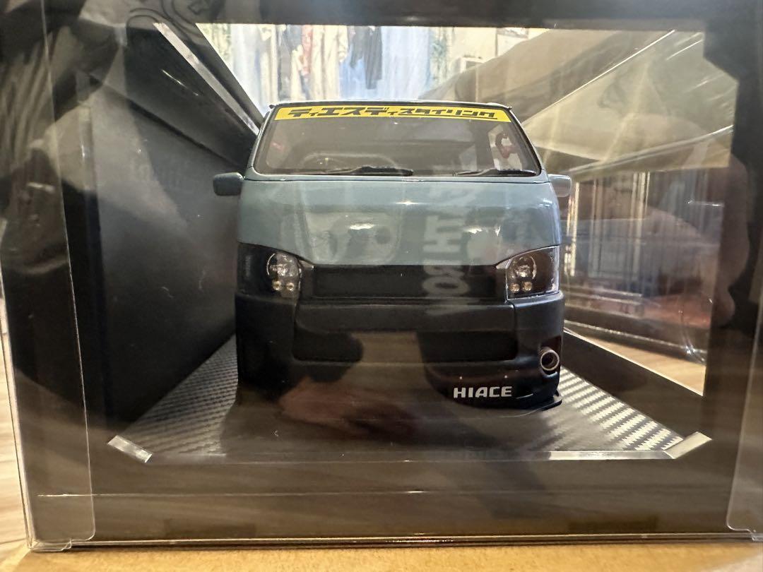 Ignition Model 1/18 Toyota Hiace TSD Works Blue Gray | eBay