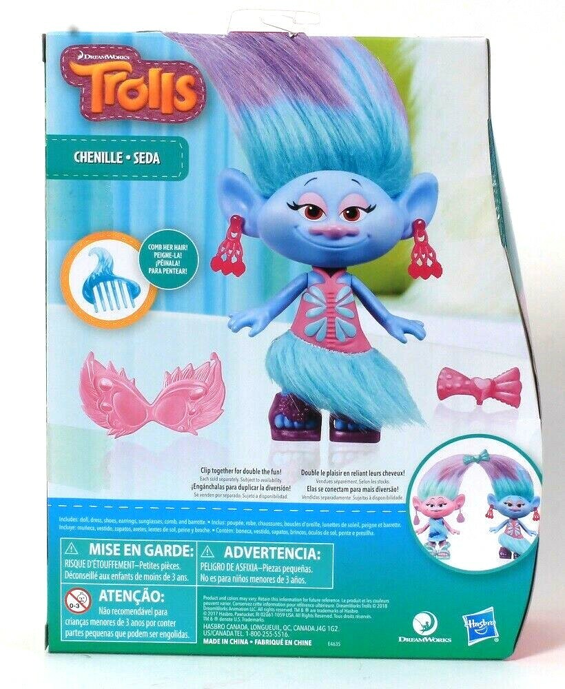 Trolls ドール Dreamworks Trolls Movie Glitter Guy Diamond Fuzzy Hair