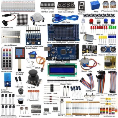 Complete Ultimate STEM Electronic Projects Starter Kit for Arduino with Mega2...