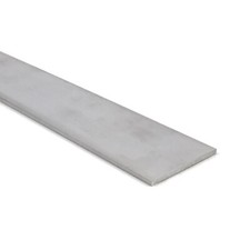 1/8" x 2-1/2" Aluminum Flat Bar, 6061 Plate, 2 Inch Length, T6511 Mill Stock