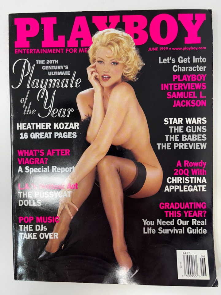 Playboy Magazine June 1999 • Playmate Kimberly Spicer • PMOY Heather