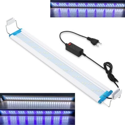 Aquarium LED Aluminium Aufsatzleuchte 100cm 26 Watt WB Aufsetzleuchte Lampe