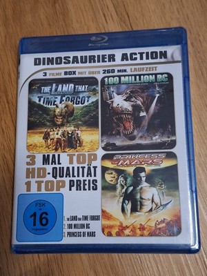 BluRay,Princess of Mars, the Land that time forgot, 3 Filme,FSK 16,Fantasy Box