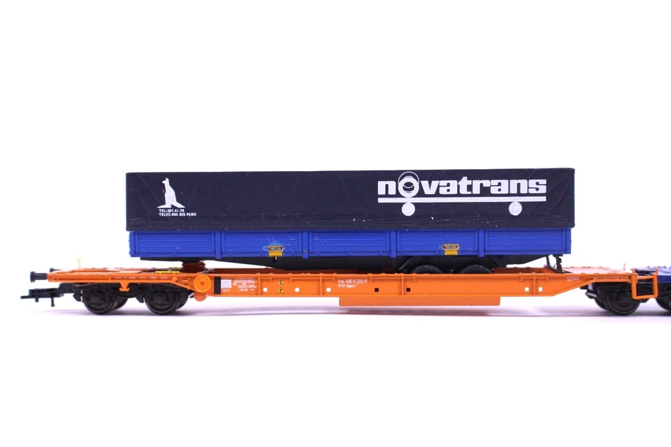 Tillig Doppeltragwagen Herpa Bertschi Container Roco Novatrans Auflieger DB H0 - Bild 4 von 4
