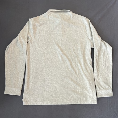 Vuori Long Sleeve Westport Polo Shirt Men’s XXL Oatmeal Heather - Picture 2 of 8
