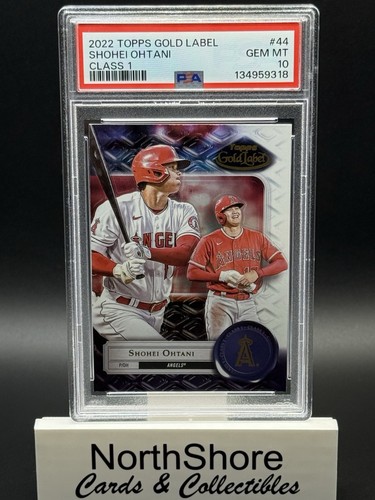 2022 Topps Gold Label - Class 1 #44 - SHOHEI OHTANI - PSA 10 GEM MT