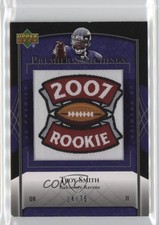2007 UD Premier Stitchings Alternate Logos 14/75 Troy Smith #PS-24 3hd