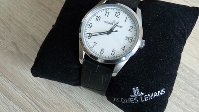 Jacques Lemans Armbanduhr Herren analog wenig gebraucht