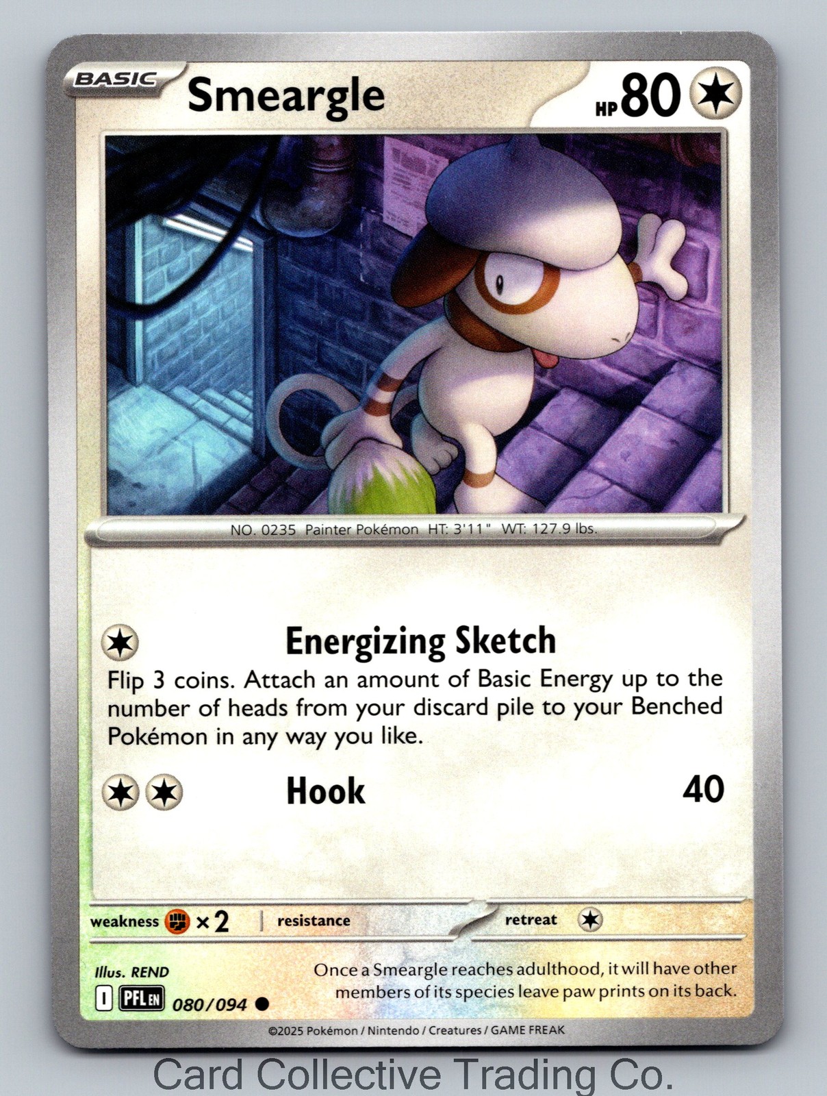 ME02: Phantasmal Flames Smeargle 080/094 NM Common