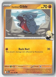 Cynthia's Gible 102/182 Common Destined Rivals