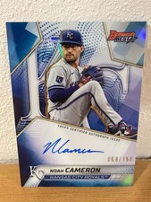 2025 Bowman's Best Autographs Noah Cameron /150 #B25-NC Blue Refractor