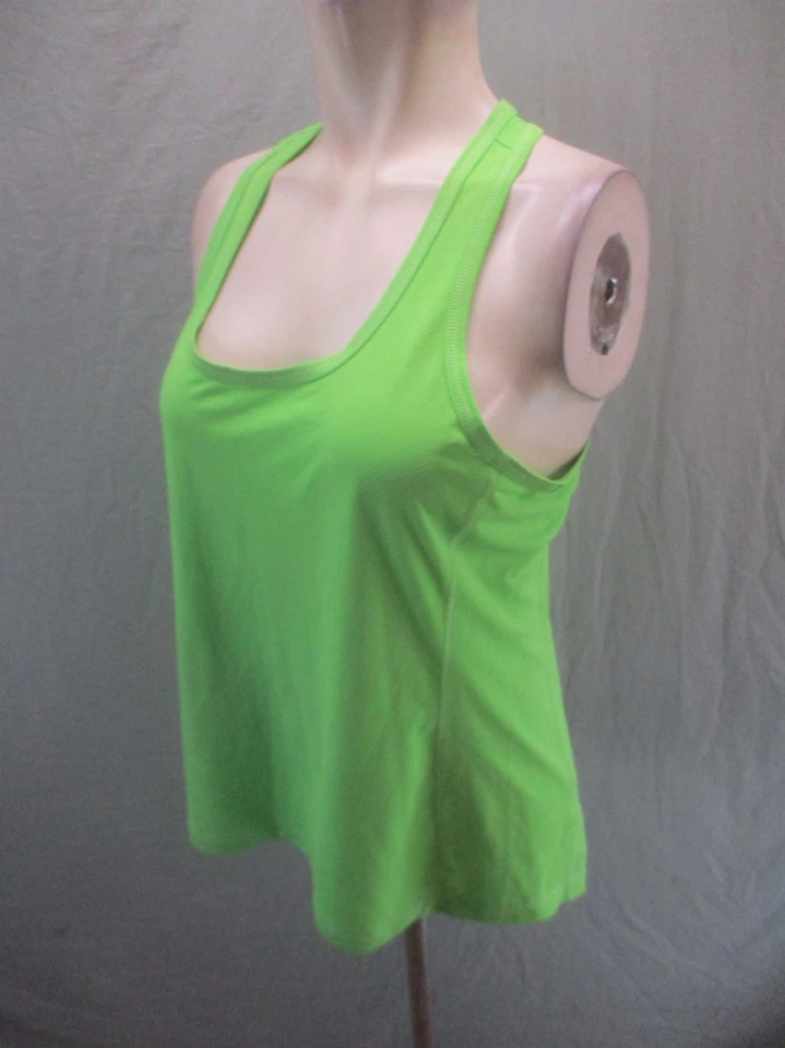 Camiseta sin mangas Zella talla L para mujer verde espalda deportiva ropa deportiva 475 Foto 3 de 4