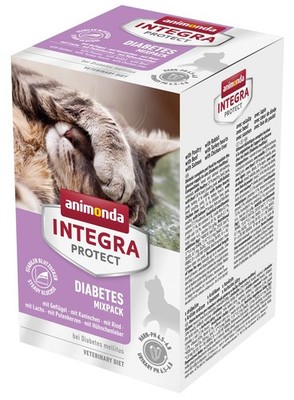 animonda INTEGRA PROTECT Katzenfutter Diabetes 100 g (6er Pack), mehrfarbig
