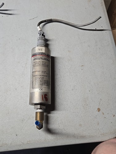 Mensor Series 6000 Digital Pressure Transducer 15 Psi Range