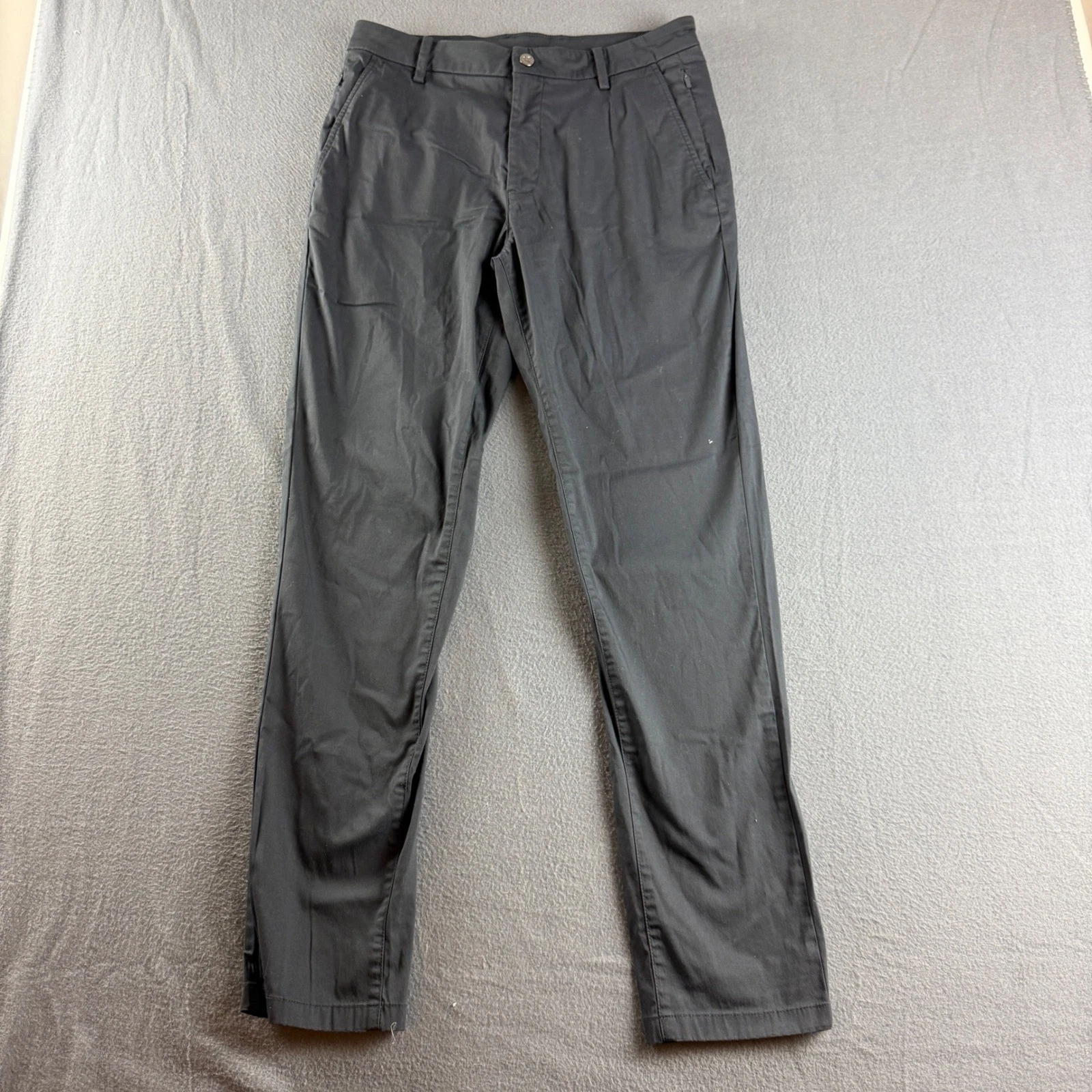 Birddogs Pants Men's 32x32 Blue Lined Stretch Golf Performance Chino Performance