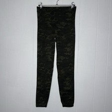 Spanx Women  s Seamless Camo Leggings Green Size Large