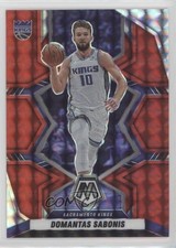 2021-22 Panini Mosaic Red Mosaic Prizm Domantas Sabonis #42 05ol