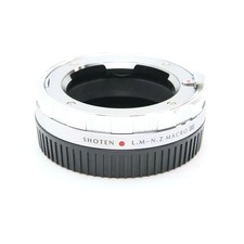  Used SHOTEN Mount Adapter Leica M Lens to Nikon Z Body LM-NZ M EX Silver