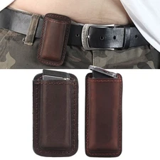 Genuine Leather Tactical IWB OWB Magazine Pouch for.380 .45 .40mm 9mm Mag Holder