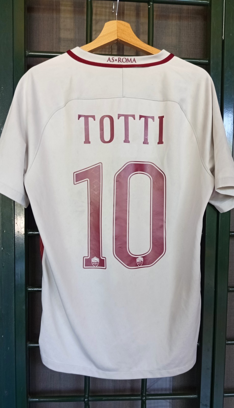 Maglia AS Roma 2016 2017 Totti nike shirt Originale Vintage Tg L