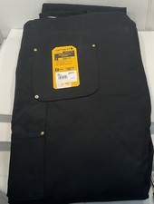 Carhartt Firm Duck Insulated Bib Overall Loose Fit Black XXL - 2XL - OR6672-M