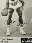 Walt Frazier 2  Signed Black And  White Photos