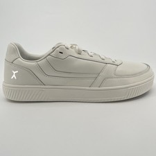 Flux Footwear Adapt Leather Trainer White Mens Size 12 Athletic Shoes Sneakers