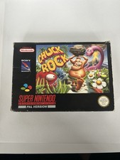 Chuck Rock SNES Super Nintendo PAL Boxed with Manual