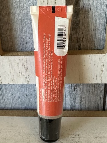 BATH & BODY WORKS “MARSHMALLOW PUMPKIN LATTE” LIP GLOSS .47 oz SEALED NEW - Picture 4 of 4