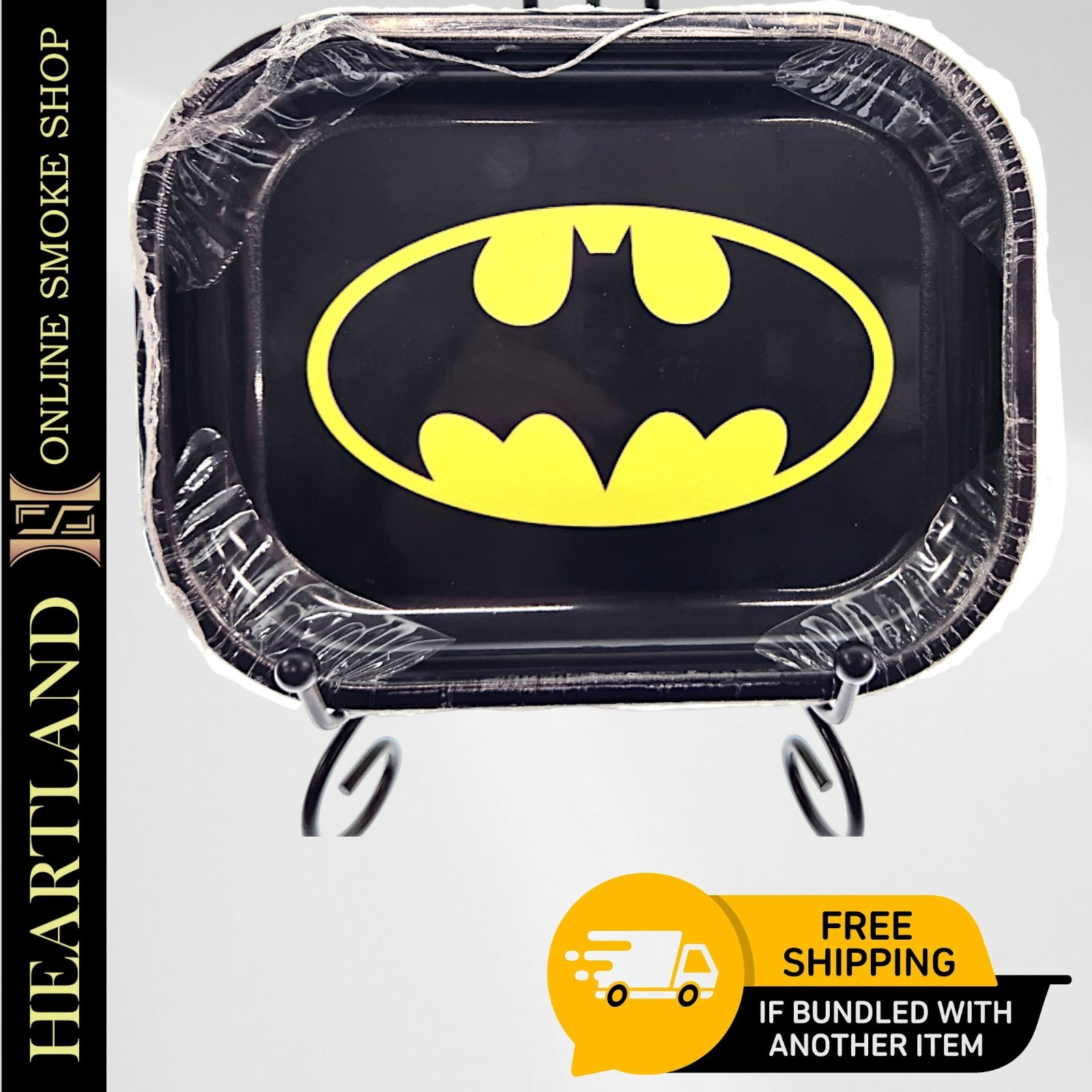 SMALL 7" x 5.5" Metal Rolling Tray | Batman