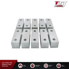 10 Jaws 6" 2" 2" For 6" Vise Aluminum Machined Soft Jaws Vise Jaws 5 Pack