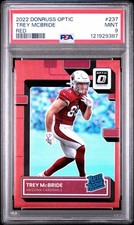 2022 Panini Donruss Optic Football - Trey McBride #237 Red /99 (RC)