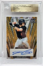 GAVIN TURLEY RC 1/1 AUTO MOJO GOLD 2024 LEAF METAL PRE-PRODUCTION PROOF