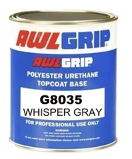 Awlgrip G8035/1QTUS Topcoat Paint Whisper GRAY QUART Premium Polyester Urethane