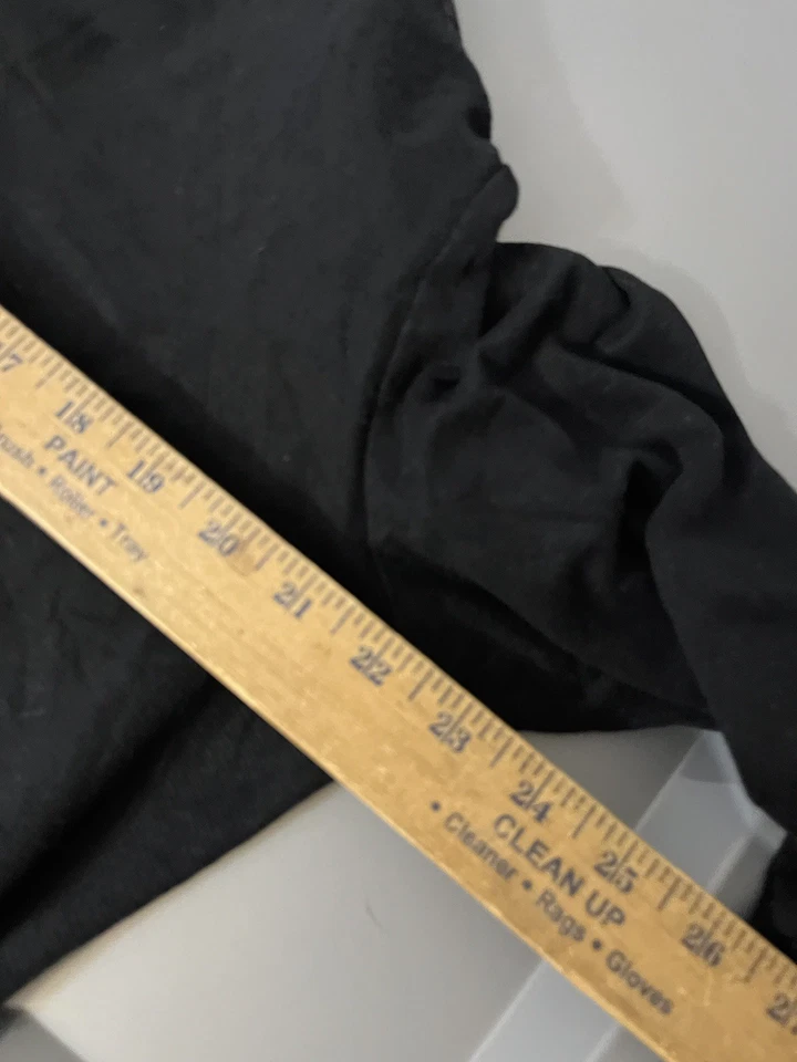 H&M Henley azul liso, XL negro liso para hombre manga larga Foto 4 de 4