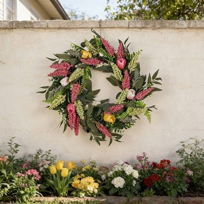 Frühlingsblume Weizen Ohr Kranz ideales Geschenk künstlicher Frühlingsblumenkranz