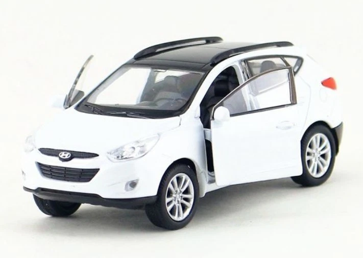 Welly Hyundai Tucson белый 1:34 1:39 масштаб автомобиля краска повреждения США пошлины оплачены - Изображение 3 из 4