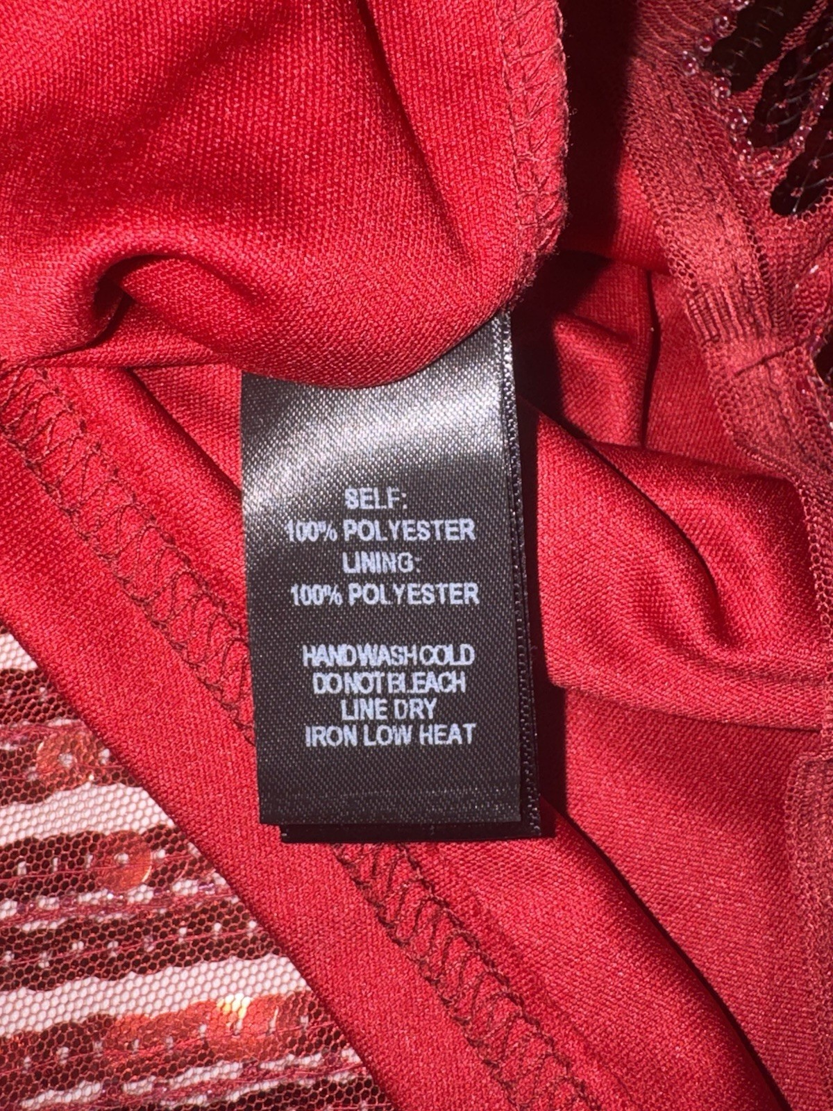 Lulu’s Red Sequin Spaghetti Strap Mini Cocktail V… - image 4