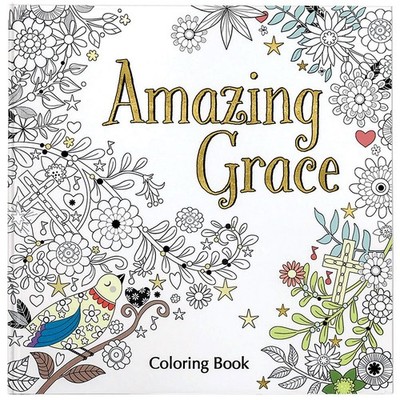 Amazing Grace Adult Coloring Book (Coloring Faith) - paperback Zondervan