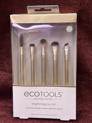 Ecotools Precious Metals, Brightening Eye Set, 5 Piece Set 60% Recycled Aluminum