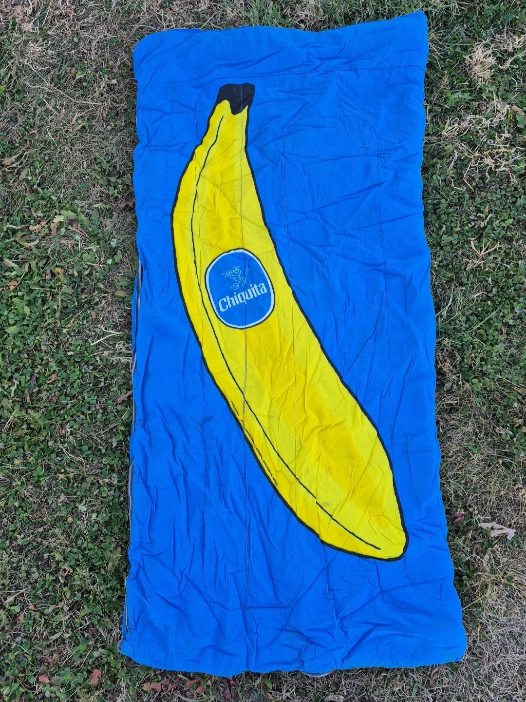 Vintage Chiquita Banana Sleeping Bag Adult Size Solid Zipper