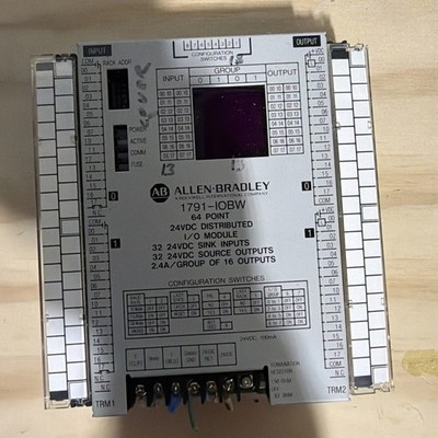 Used Allen-Bradley 1791-IOBW 64 Point 24vdc Distributed I/O Module