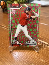 2026 Topps Series 1 Baseball Pink & Green Polka Dot CJ Kayfus RC Guardians