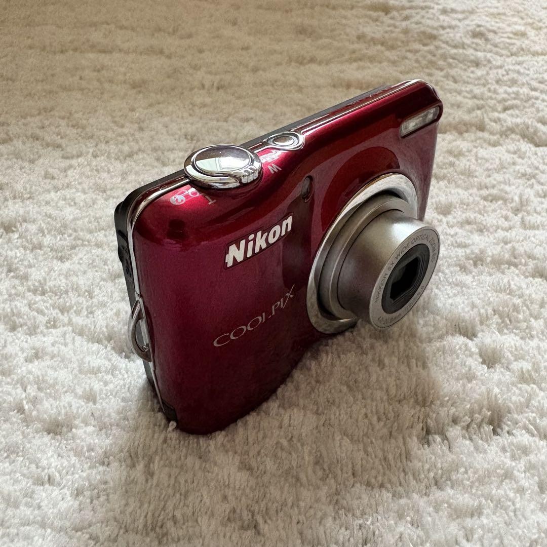 Nikon ニコン★COOLPIX L23　クールピクス　レッド赤　レトロ Amazon | NikonデジタルカメラCOOLPIX L23 レッド L23RD